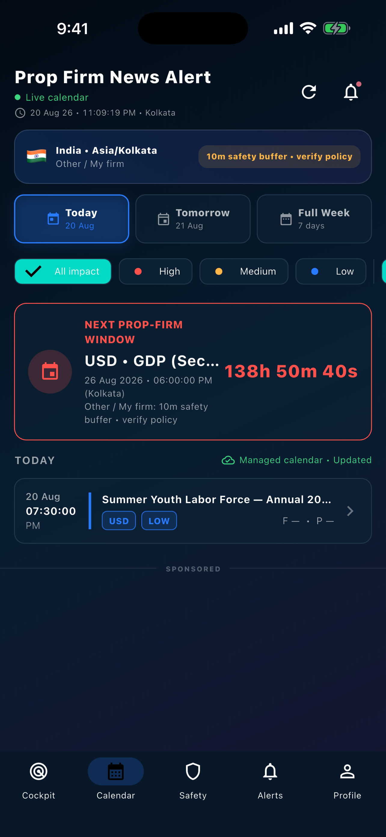 Forex events calendar